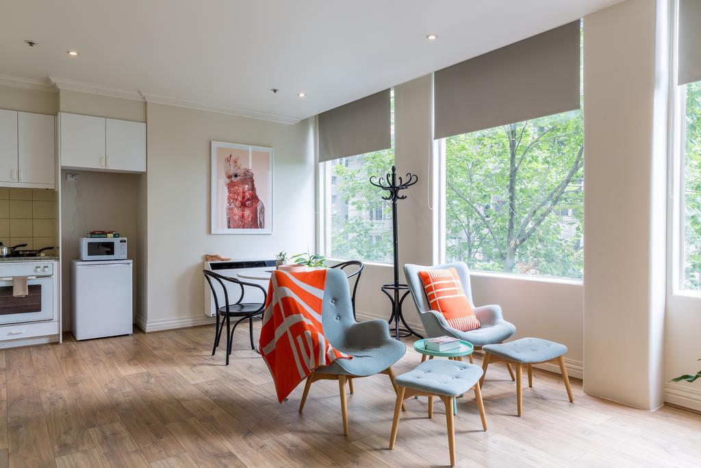 1 Exhibition Apartment Hotel Мелбърн Екстериор снимка